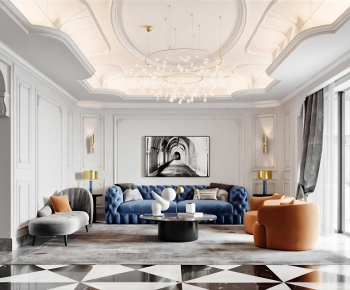 Modern A Living Room-ID:155796058