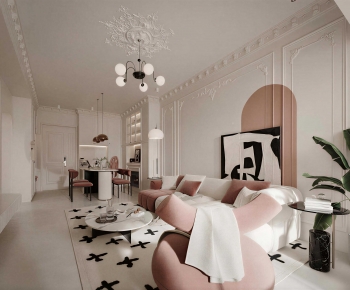 Modern A Living Room-ID:374128106
