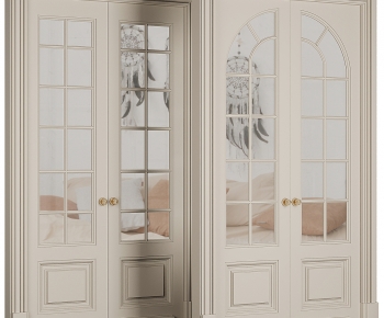 French Style Double Door-ID:609520919