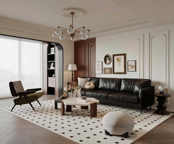 French Style A Living Room-ID:938456067