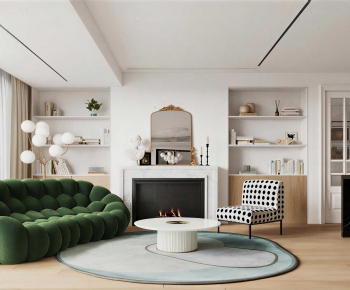 Modern A Living Room-ID:516650929