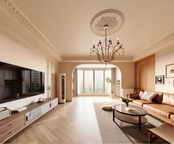French Style A Living Room-ID:521603111