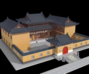 Chinese Style Ancient Architectural Buildings-ID:464049107