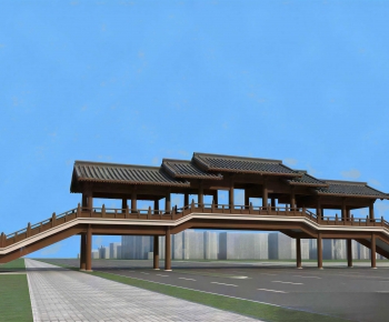 Chinese Style Ancient Architectural Buildings-ID:797525888