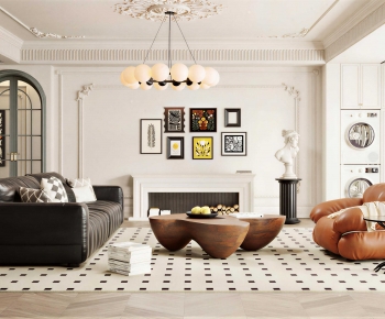 French Style A Living Room-ID:325445897