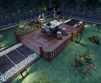 New Chinese Style Courtyard/landscape-ID:931112055