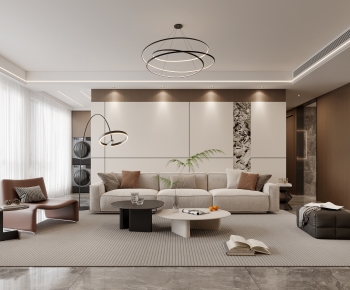 Modern A Living Room-ID:801534899