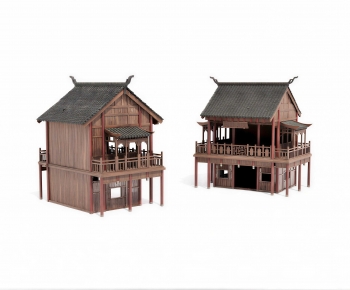 Chinese Style Appearance Of Commercial Building-ID:912859927