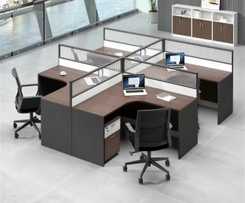 Modern Office Desk And Chair-ID:451886893