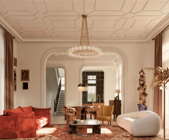 Modern A Living Room-ID:182650095