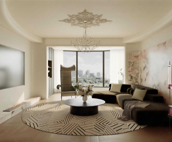 Modern A Living Room-ID:432910919