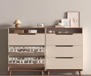 Nordic Style Shoe Cabinet-ID:919611938