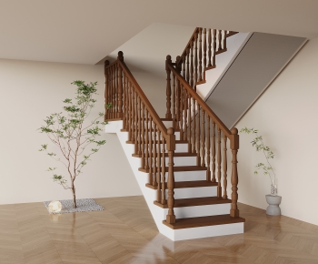 American Style Staircase-ID:464742905