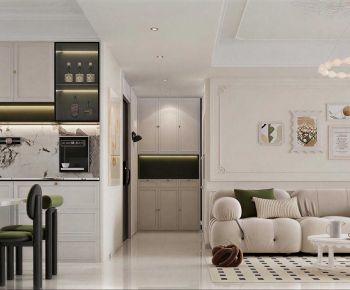 French Style A Living Room-ID:550699957