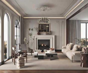 Modern A Living Room-ID:586133969