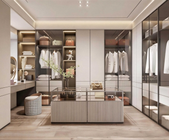 Modern Clothes Storage Area-ID:861520055