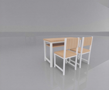 Modern Computer Desk And Chair-ID:646043066