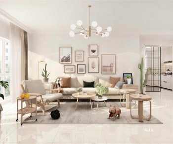 Nordic Style A Living Room-ID:291830066