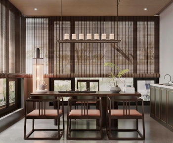 New Chinese Style Tea House-ID:738121032
