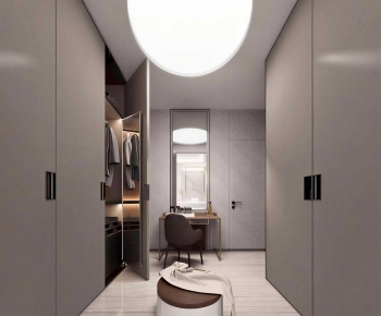 Modern Clothes Storage Area-ID:101419939