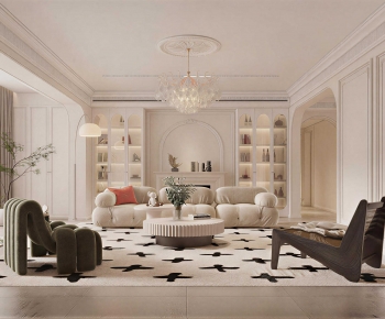 Modern A Living Room-ID:257587914