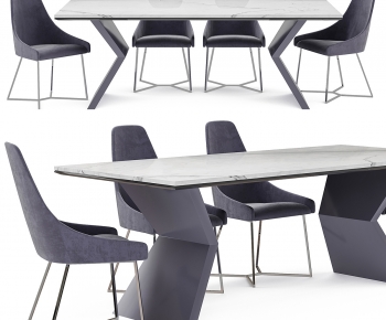 Modern Dining Table And Chairs-ID:369596969