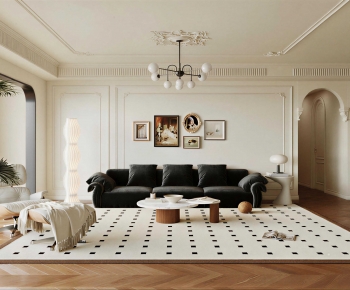 French Style A Living Room-ID:678064119