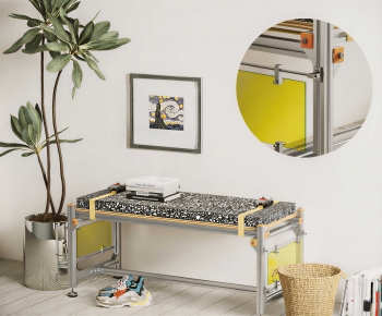 Modern Stool For Changing Shoes-ID:409491067