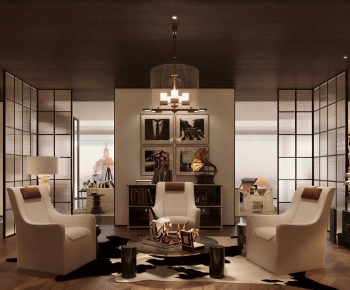 Modern A Living Room-ID:783875947