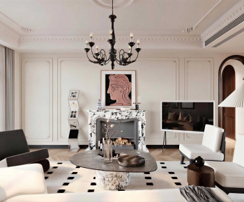Retro Style A Living Room-ID:220229653