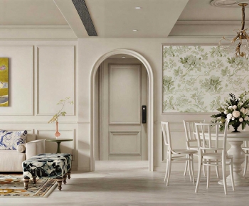French Style A Living Room-ID:442482951