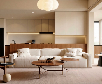 Modern A Living Room-ID:683744911