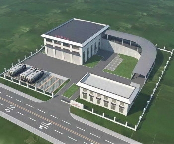 Modern Architectural Bird's-eye View Planning-ID:227689727