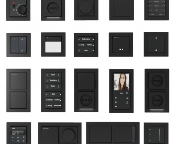 Modern Switch Socket Panel-ID:905842073