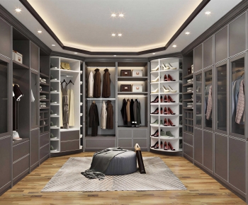 Modern Clothes Storage Area-ID:424048902