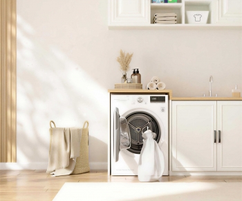 Modern Balcony Laundry Room-ID:872120951