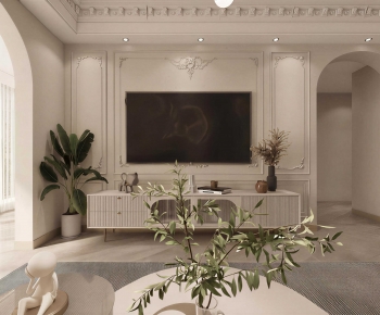 French Style A Living Room-ID:136261028