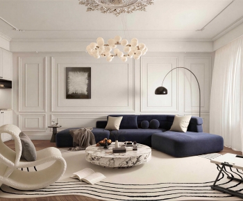 Modern A Living Room-ID:734503038
