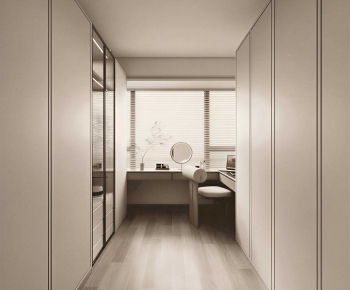 Modern Clothes Storage Area-ID:549398902