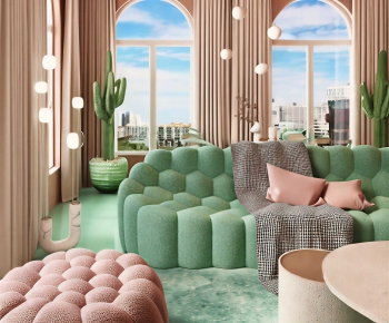 Modern A Living Room-ID:572865011