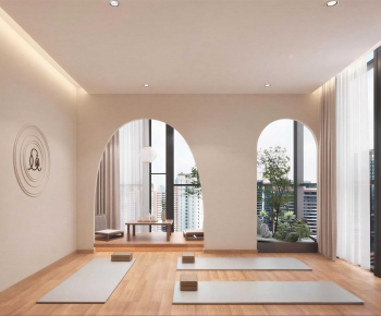 Modern Home Fitness Room-ID:302673105