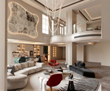 Modern A Living Room-ID:529330021