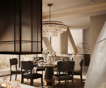 Wabi-sabi Style Dining Room-ID:884905106