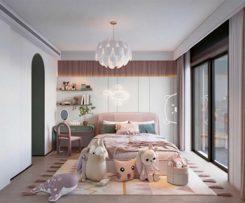 Modern Girl's Room Daughter's Room-ID:613888984