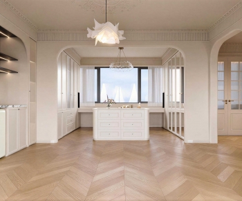 French Style Open Kitchen-ID:105084909