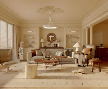 Modern A Living Room-ID:746829591