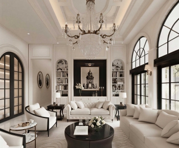 French Style A Living Room-ID:205327999