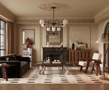 Modern A Living Room-ID:151842121