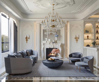 European Style A Living Room-ID:772804987