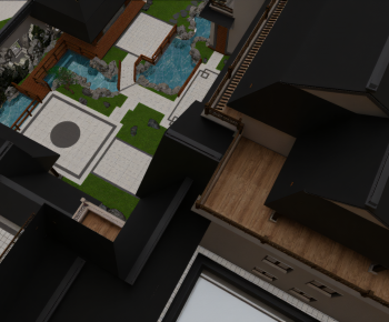 Chinese Style Courtyard/landscape-ID:542809962
